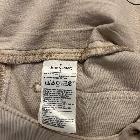 NWT Gap Size 2 Loose Khaki Wide Leg Pants - Picture 6 of 6